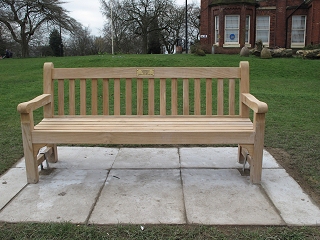 Bowling Green bench after