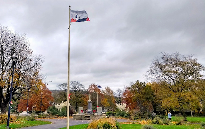 New flags are flying