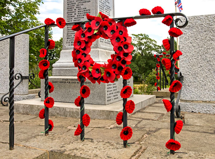 Knitted Poppies